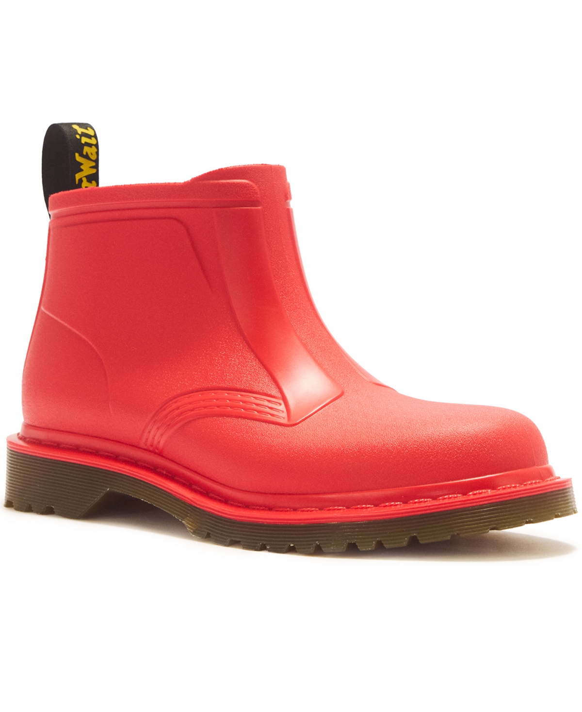 Dr. Martens Women's 101 Rain Round Toe Boots - Red