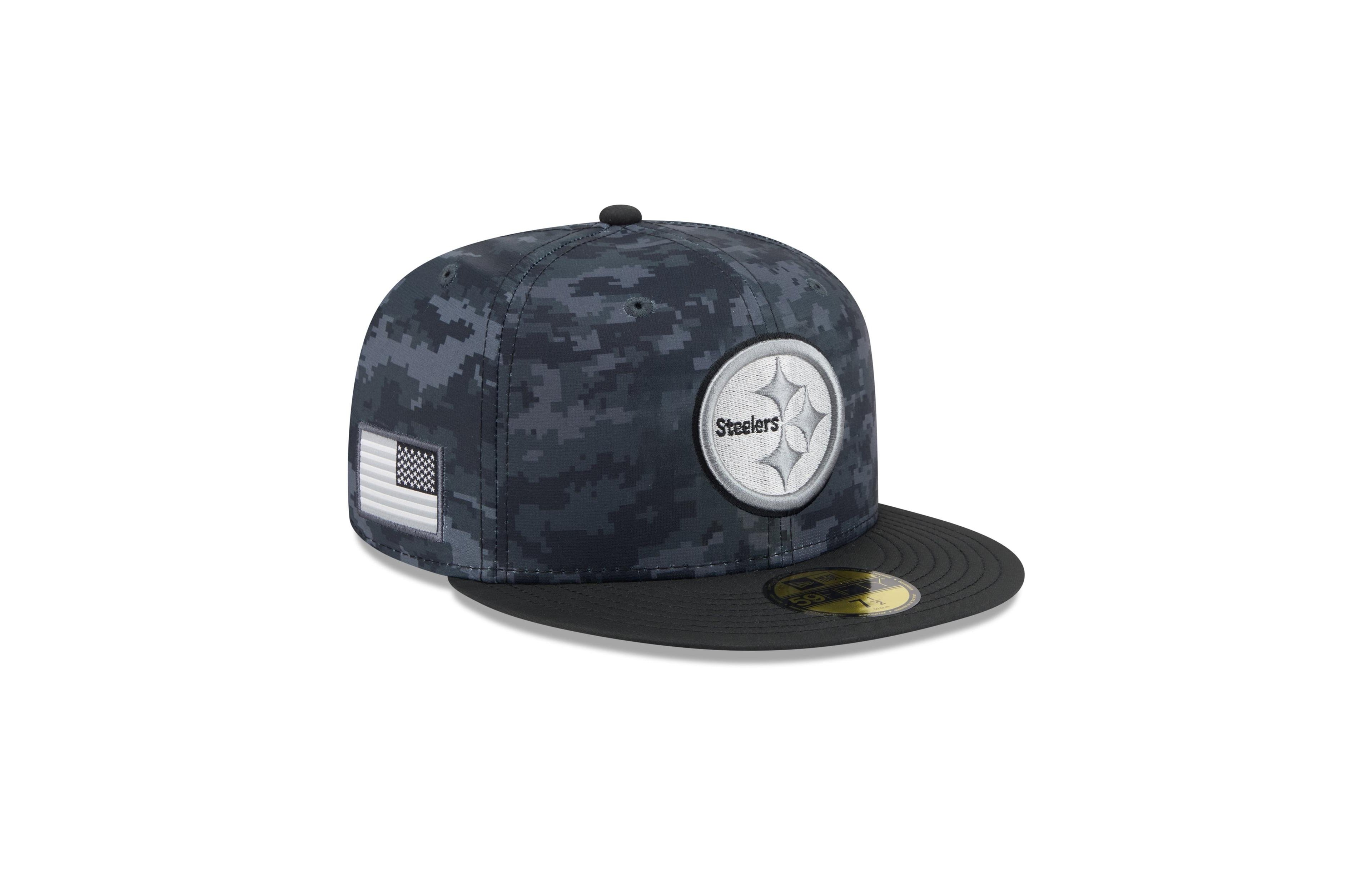 New Era Men's Black Pittsburgh Steelers 2026 Salute To Service 59FIFTY Fitted Hat