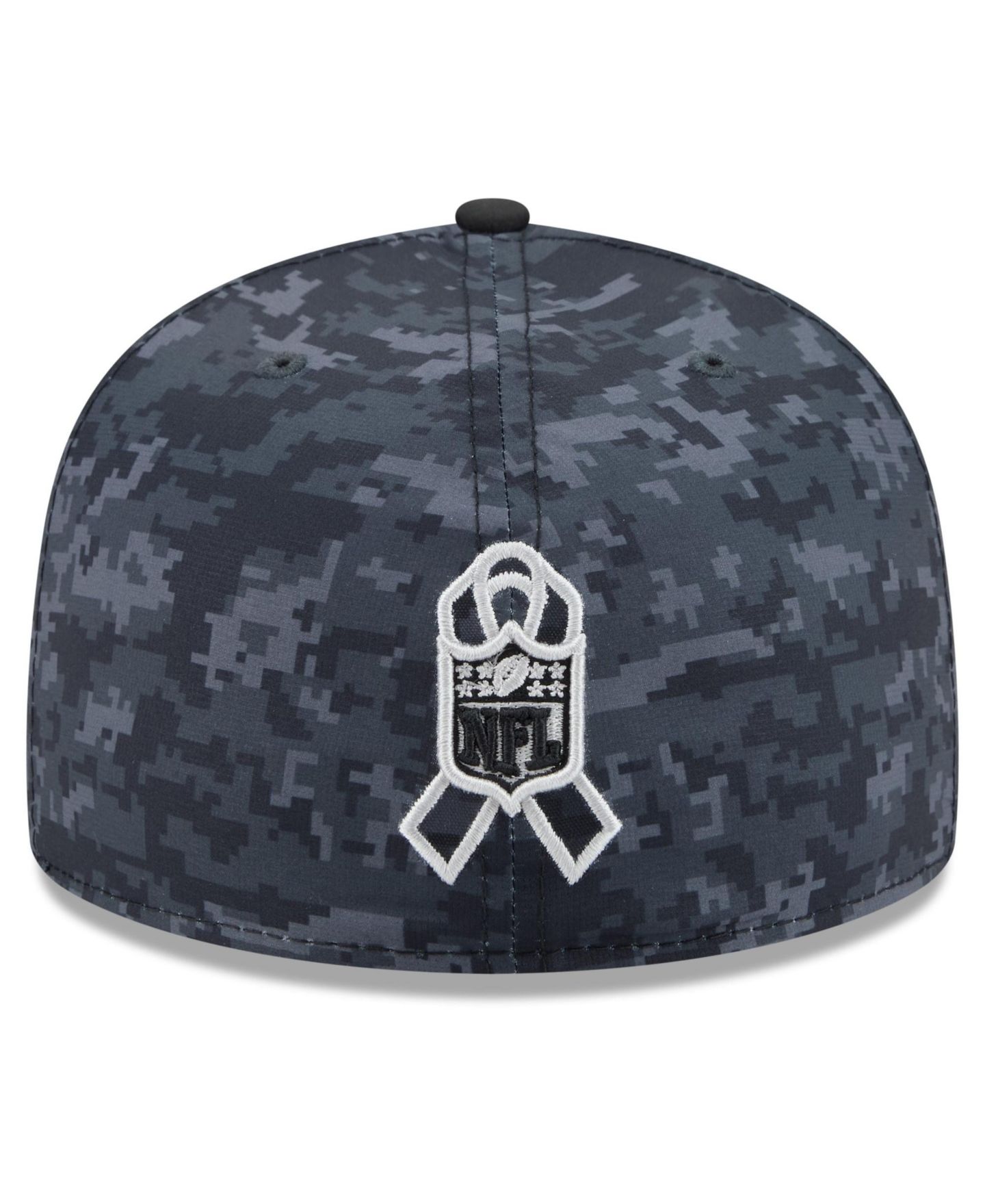 Мужская кепка New Era Black New York Jets 2026 Salute To Service 59FIFTY Fitted Hat — фото 4