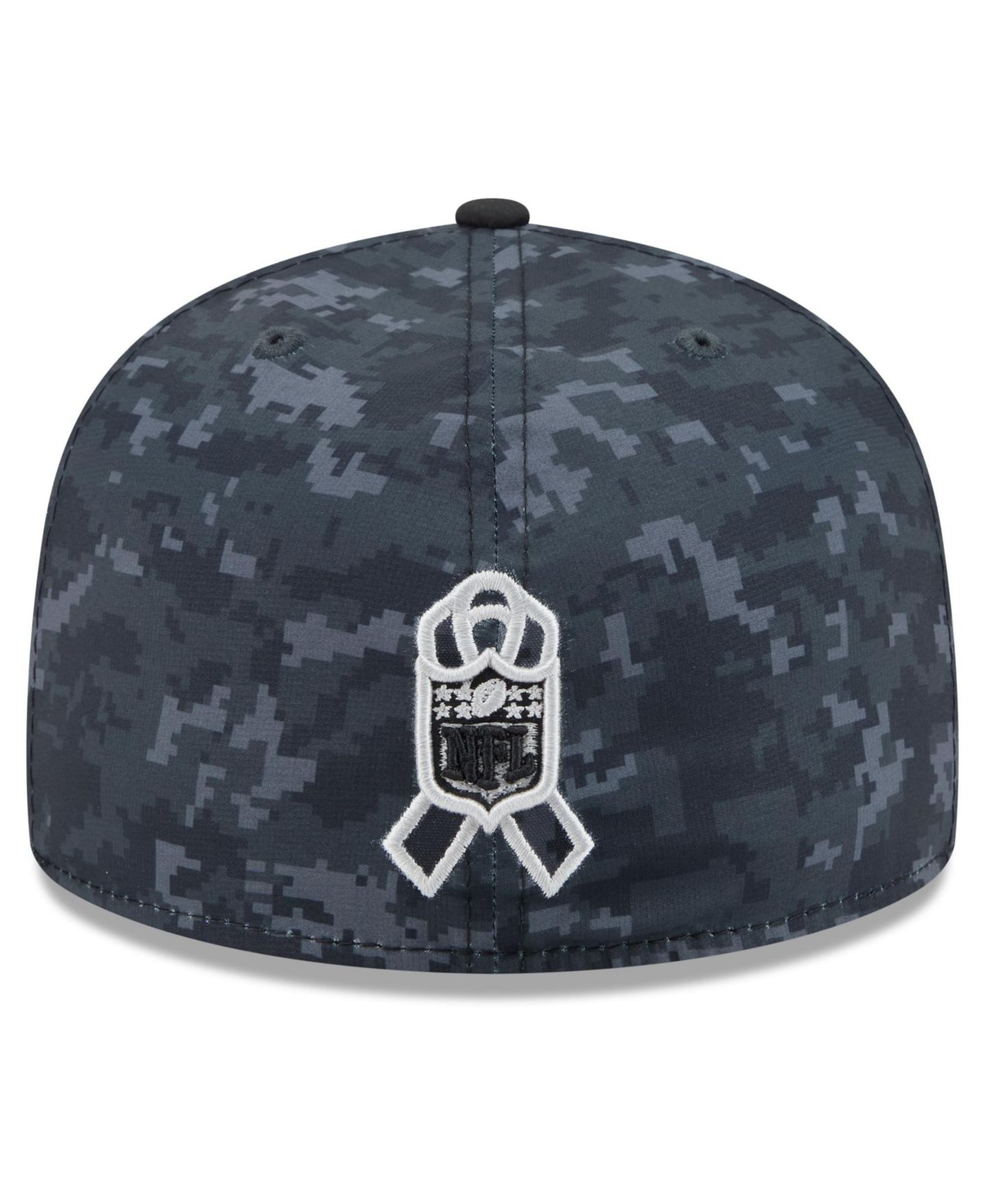 Мужская кепка New Era Black Los Angeles Chargers 2026 Salute To Service 59FIFTY Fitted Hat — фото 4