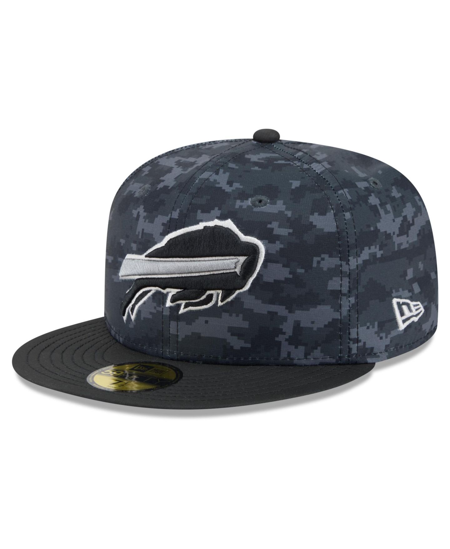 Мужская кепка New Era Black Buffalo Bills 2026 Salute To Service 59FIFTY Fitted Hat — фото 3