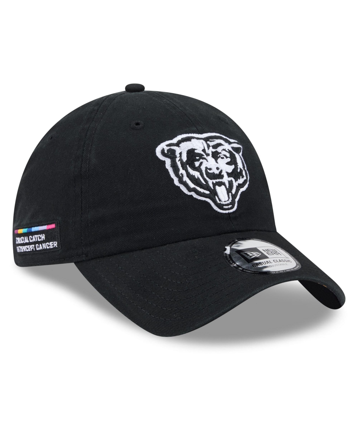 New Era Men's Black Chicago Bears 2026 Nfl Crucial Catch Casual Classic Adjustable Hat - Black