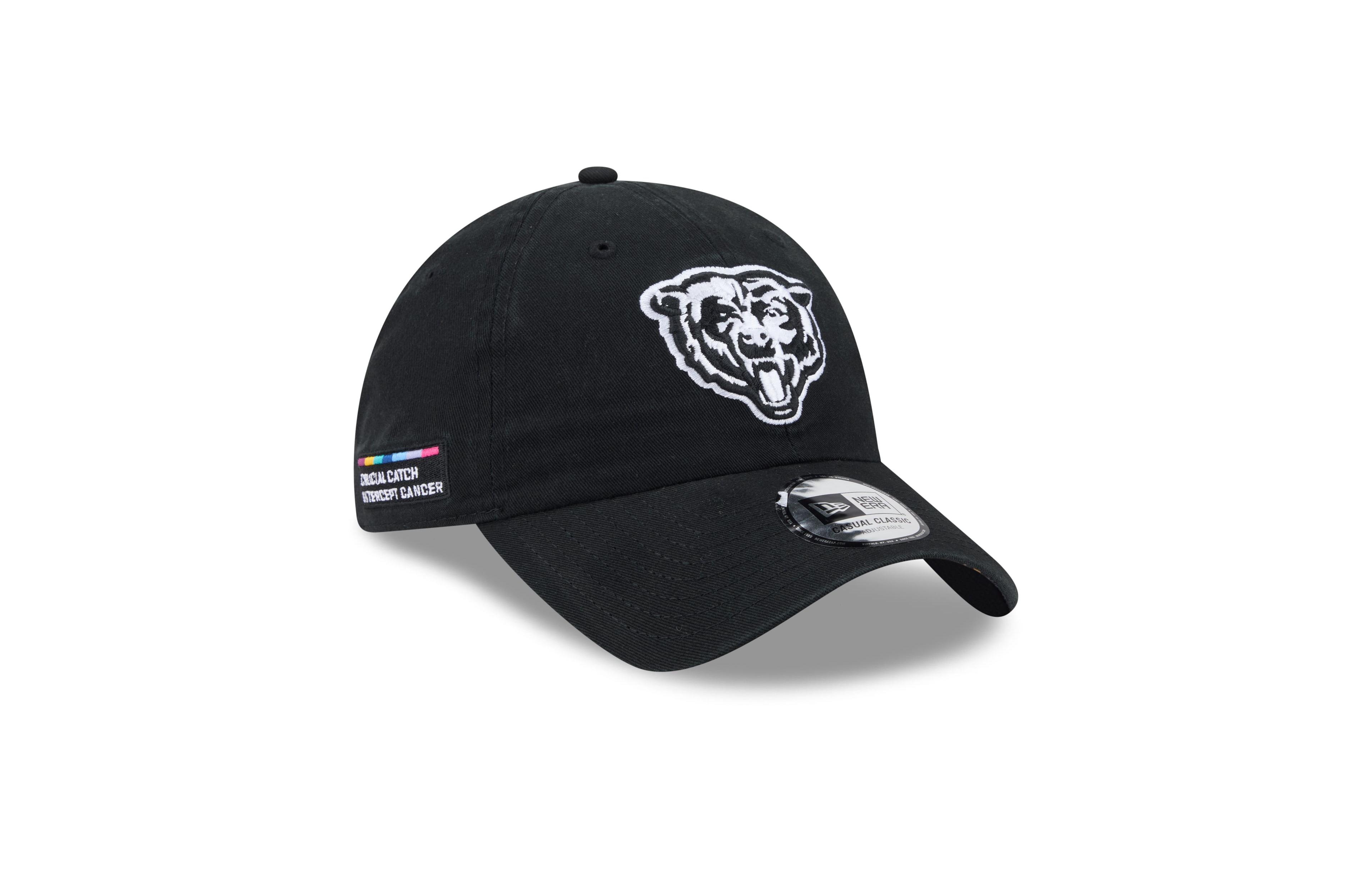 New Era Men's Black Chicago Bears 2026 Nfl Crucial Catch Casual Classic Adjustable Hat