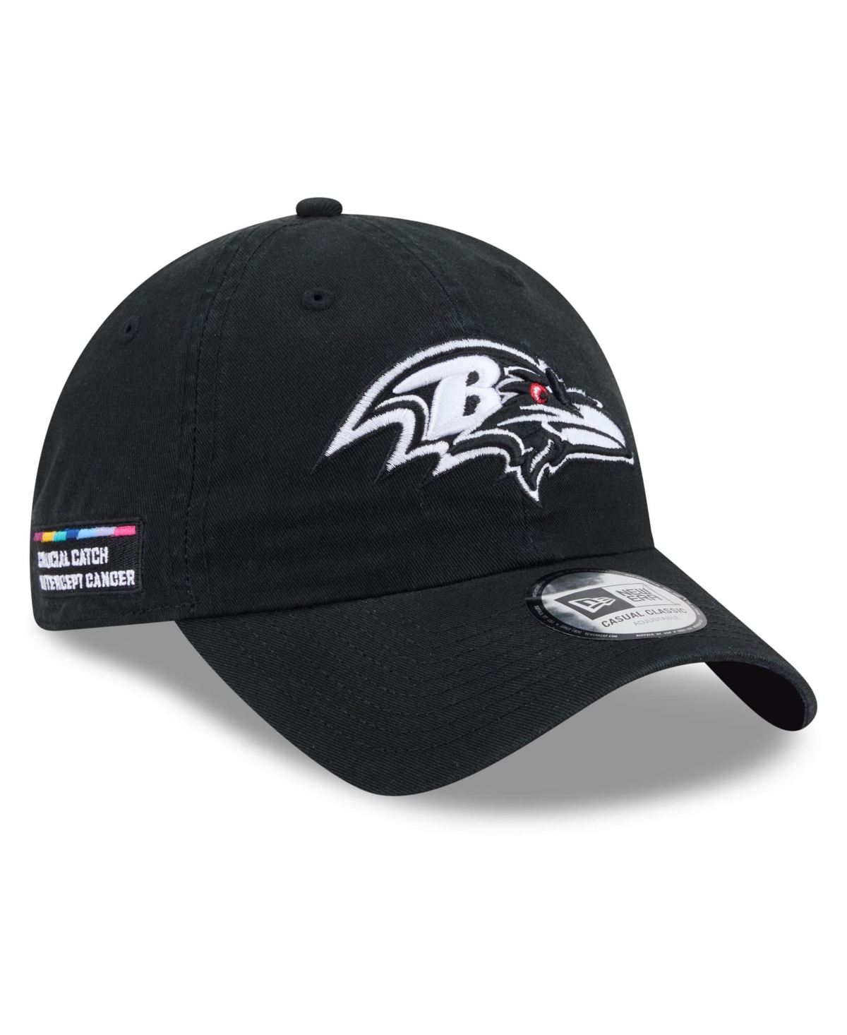 New Era Men's Black Baltimore Ravens 2026 Nfl Crucial Catch Casual Classic Adjustable Hat - Black