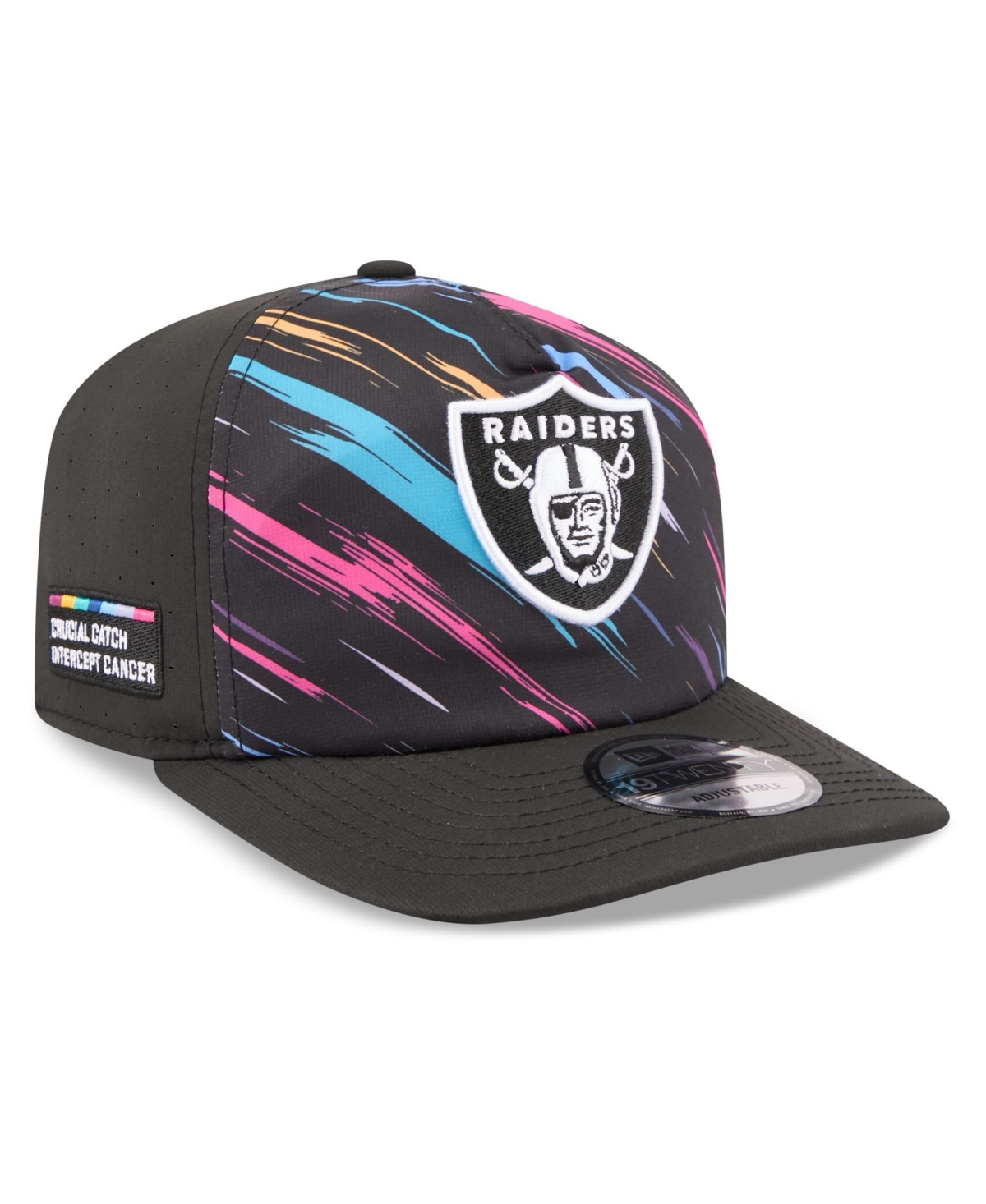 New Era Men's Black Las Vegas Raiders 2026 Nfl Crucial Catch 19TWENTY Adjustable Hat - Black