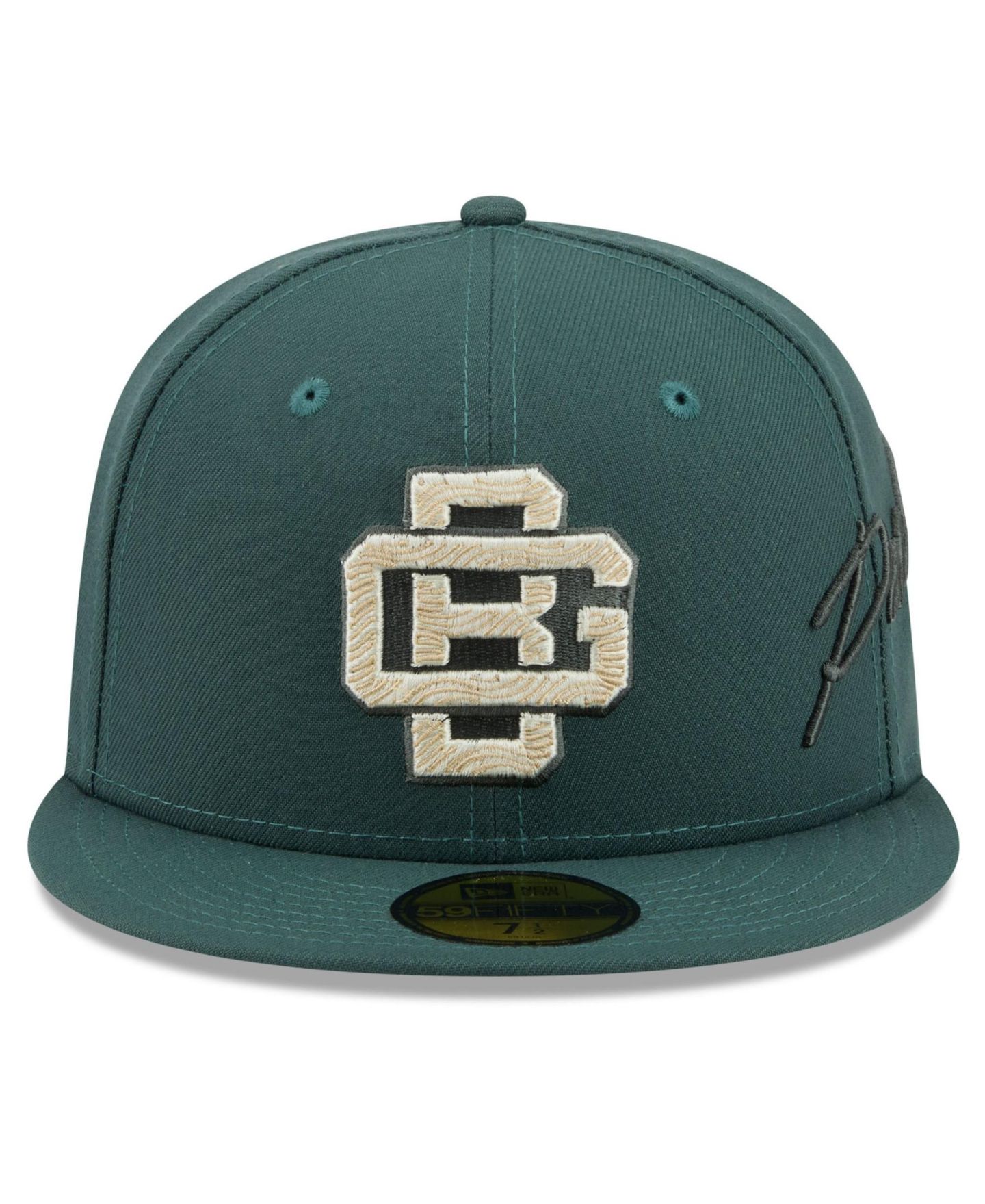 Мужские головные уборы New Era Green Bay Packers 2026 Rivalries Collection Fan Pack Side Script 59FIFTY Fitted Hat — фото 2