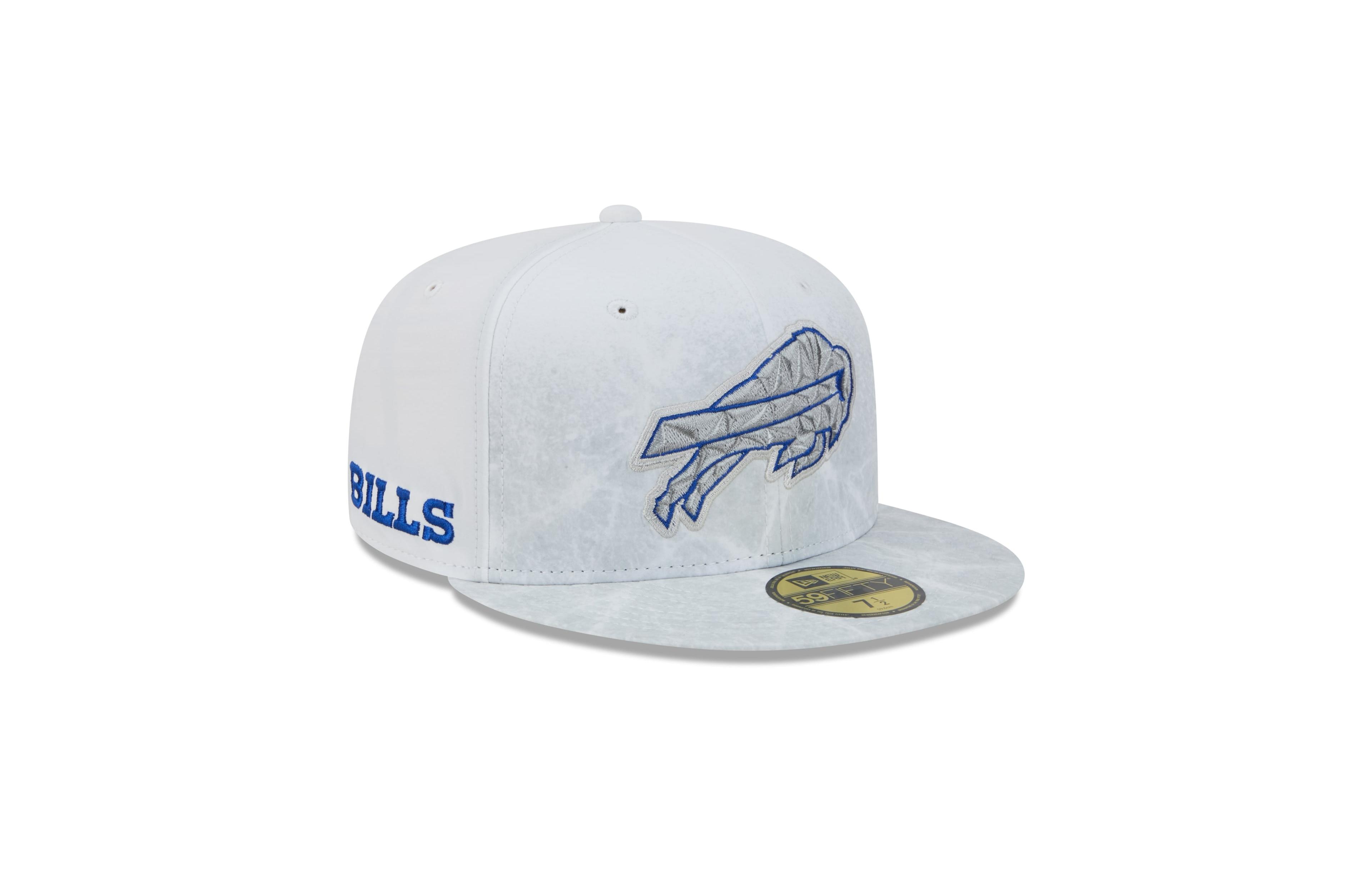 New Era Men's White Buffalo Bills Rivalries Collection 59FIFTY Fitted Hat