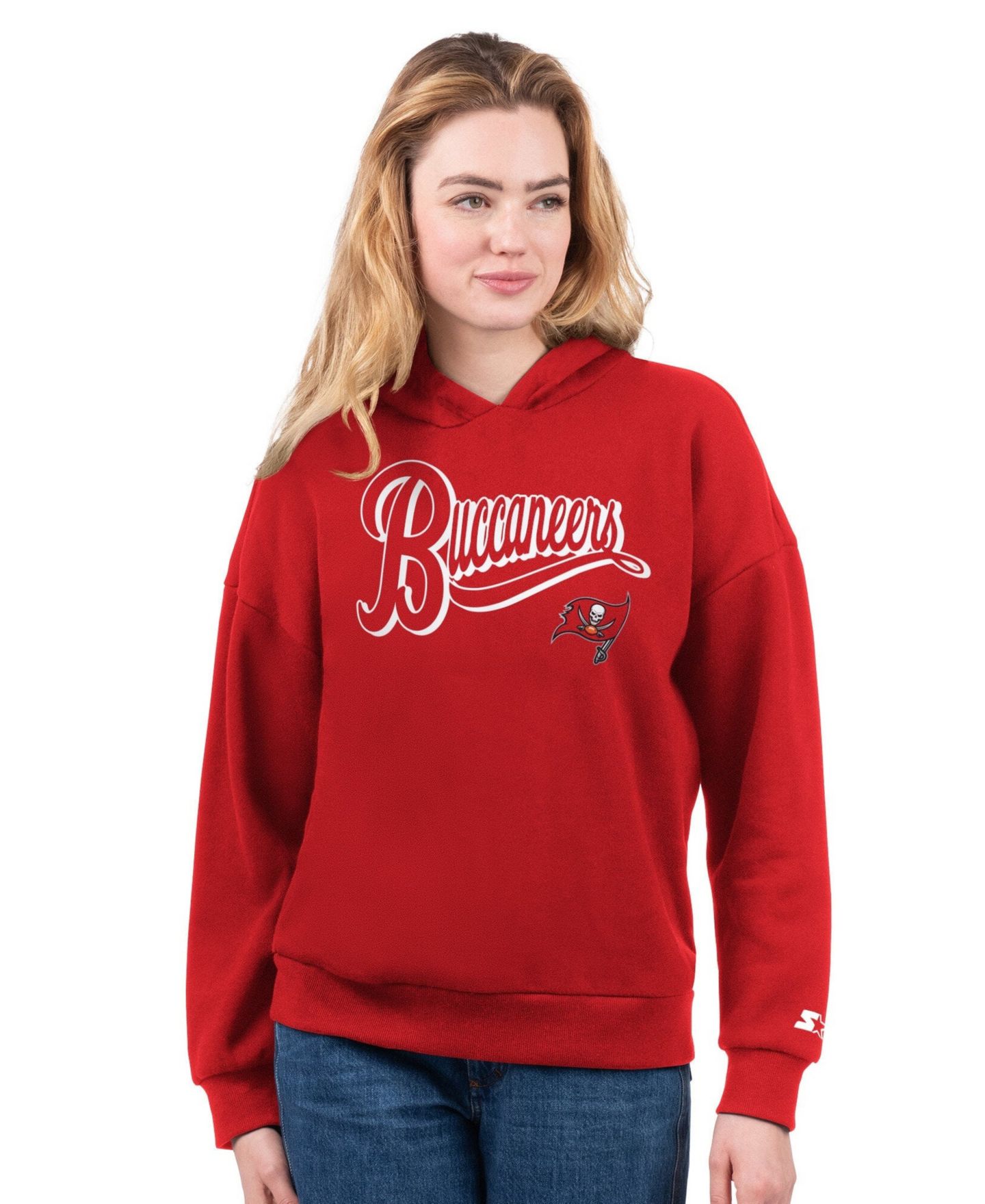 Женские худи Starter Pewter/Red Tampa Bay Buccaneers T-Shirt Combo Pack — фото 4