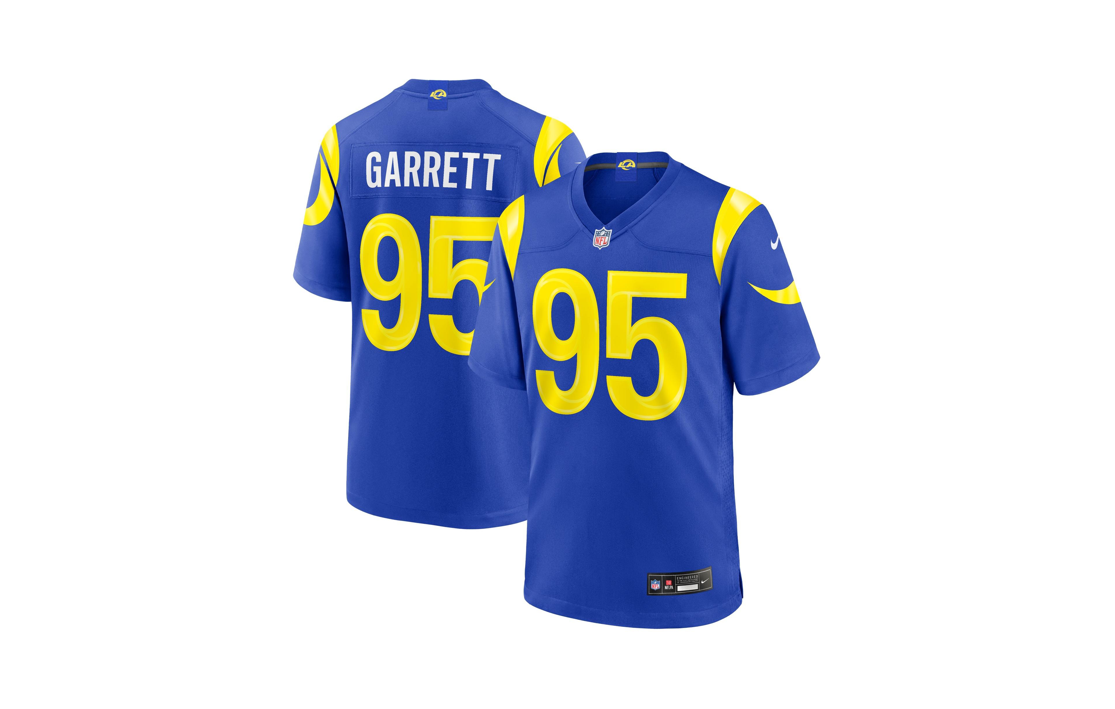 Nike Men's Myles Garrett Royal Los Angeles Rams Team Game Jersey