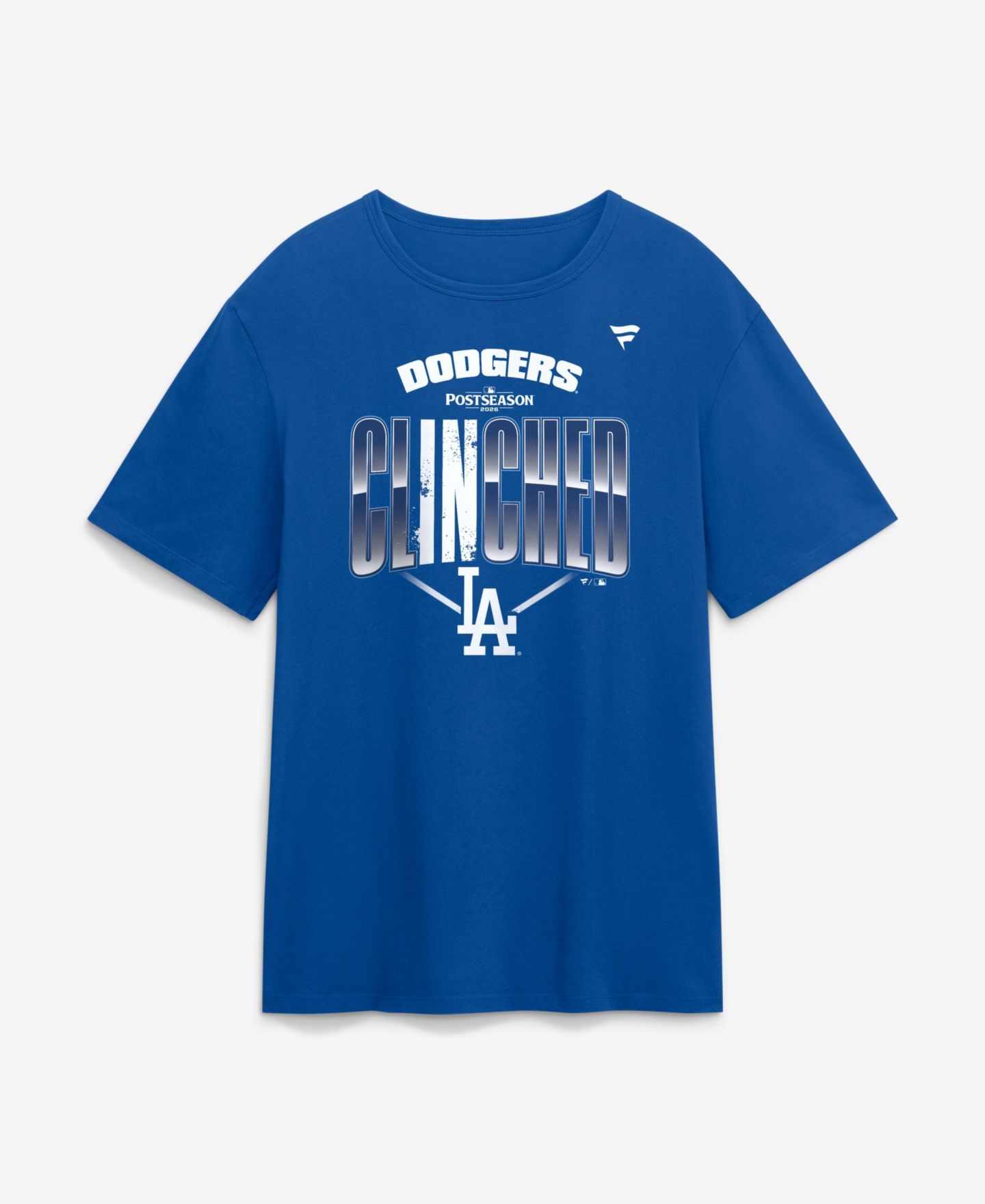 Мужская футболка Fanatics Royal Los Angeles Dodgers 2026 MLB Postseason Locker Room — фото 1