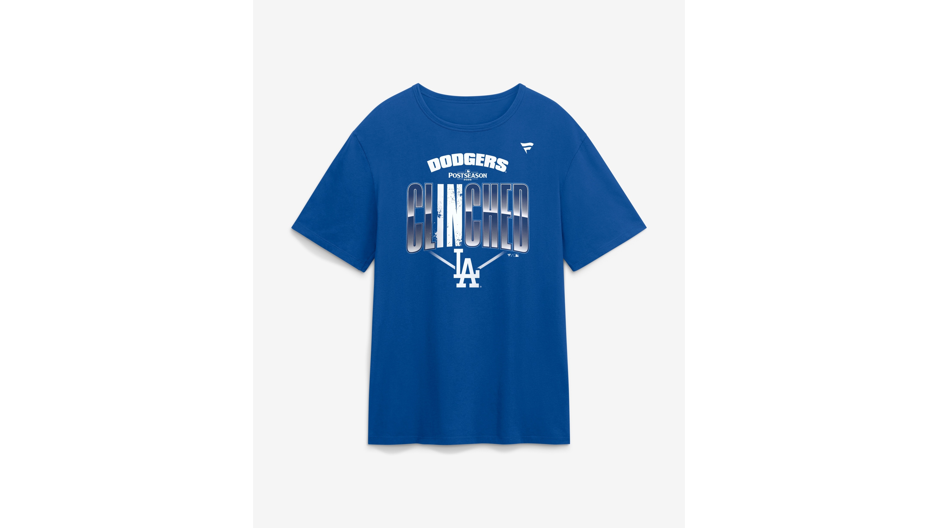 Fanatics Men's Royal Los Angeles Dodgers 2026 Mlb Postseason Locker Room T-Shirt