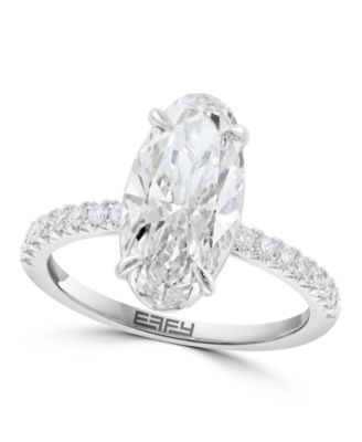 Certified Lab-Grown Diamond Ring (3-1/5 ct. t.w.) in 14k White Gold