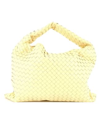 Large Hop Hobo Intrecciato Leather