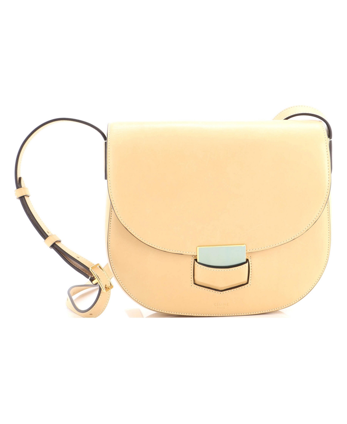 Pre-Owned Celine Medium Trotteur Crossbody Bag Calfskin