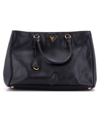 Large Lux Open Tote Saffiano Leather