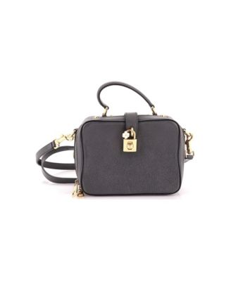 Pre-Owned Dolce and Gabbana Mini Rosaria Shoulder Bag Leather