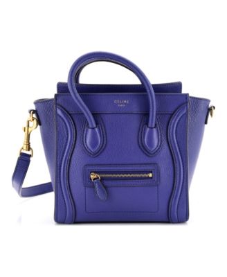 Nano Luggage Bag Grainy Leather
