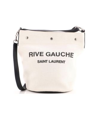 Rive Gauche Bucket Bag Canvas