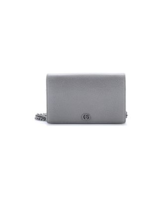 Mini Petite GG Marmont Chain Wallet Leather