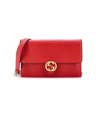 Interlocking Wallet on Chain Leather