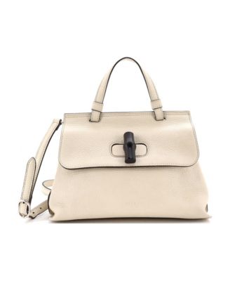 Small Bamboo Daily Top Handle Bag Leather