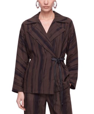 Women's Wrap Lightweight Printed Jacket