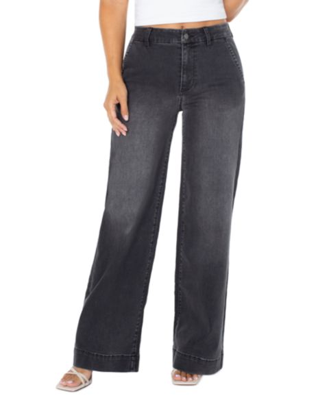 Женские джинсы Celebrity Pink Juniors' High-Rise Wide-Leg Denim, цвет: September Night