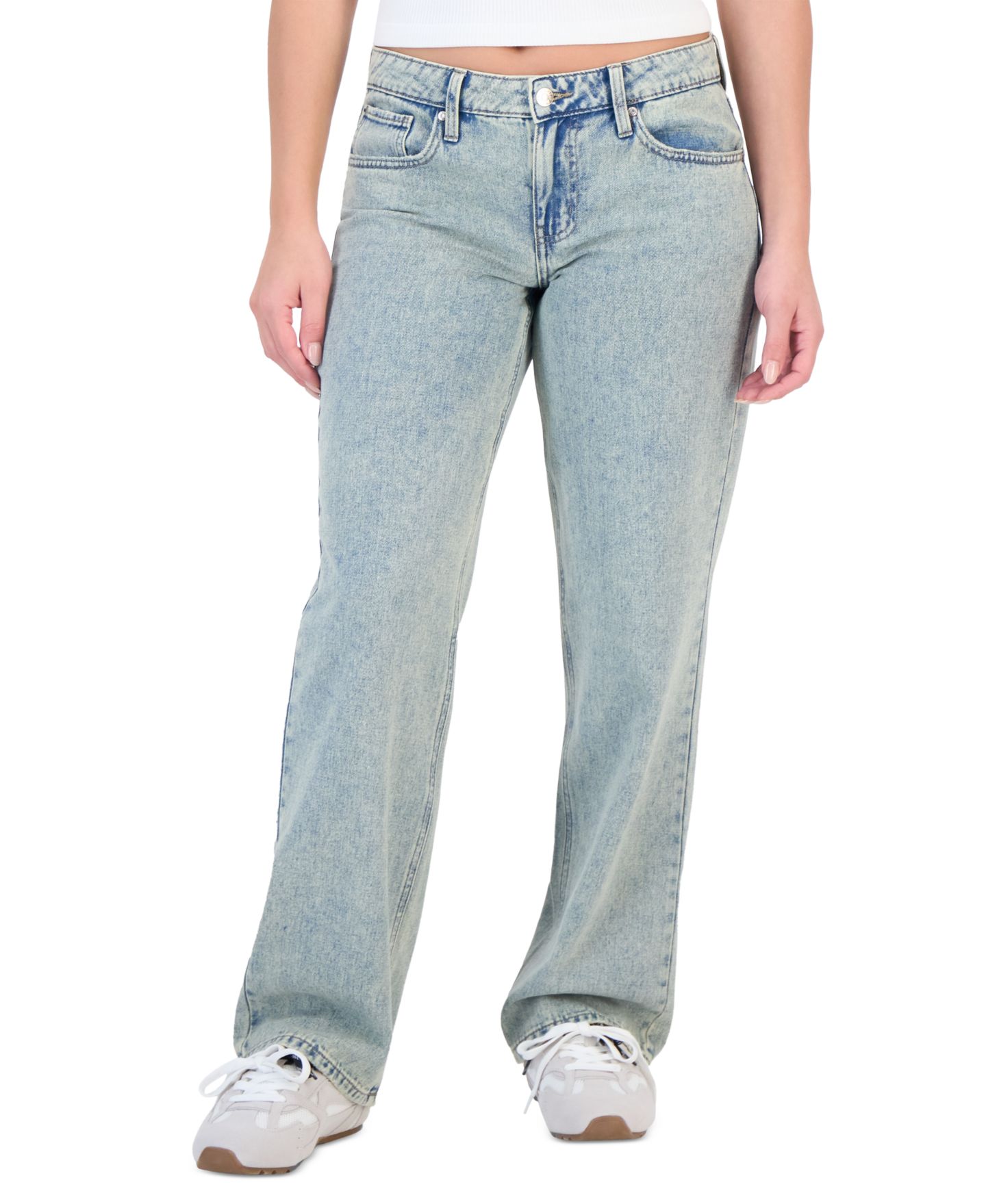Женские джинсы Celebrity Pink Juniors' Low-Rise Straight-Leg, цвет: Ferron — фото 4