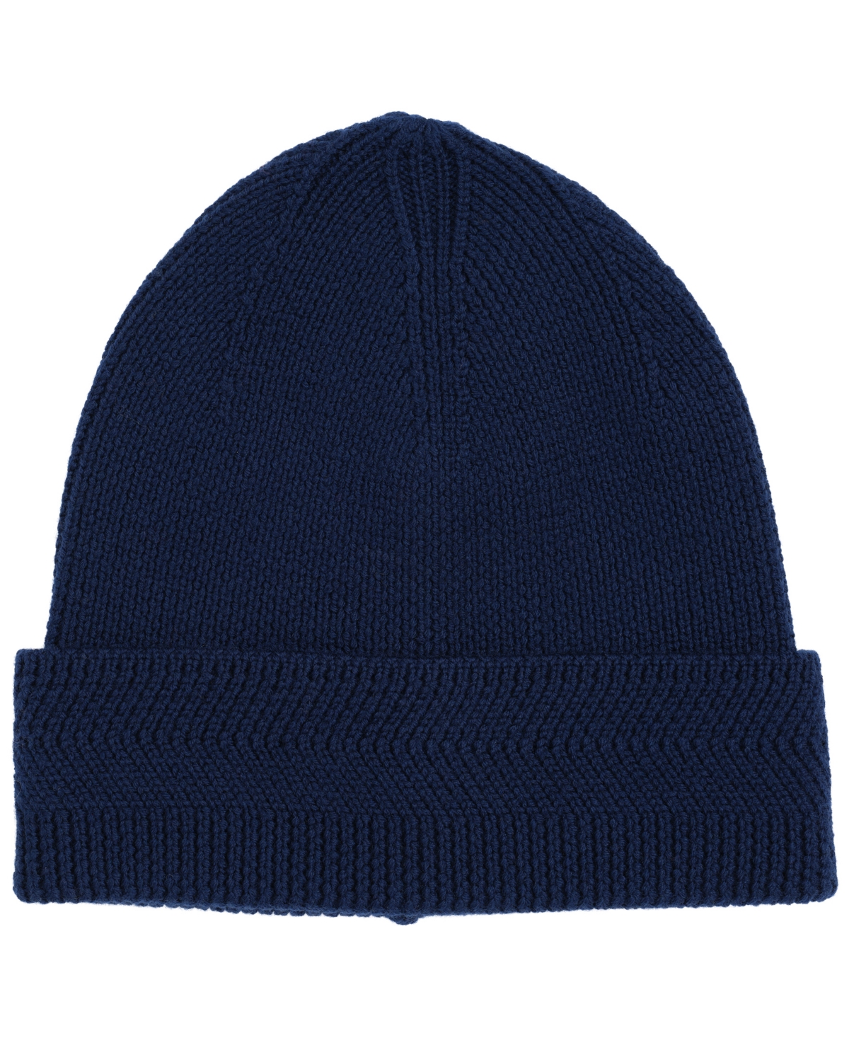 Alfani Men's Merino Wool Ribbed Beanie - Midnight Navy