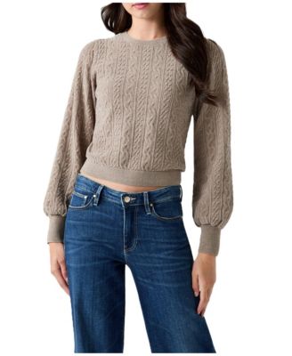 Women's Joan Cable Knit Long-Sleeve Sweater