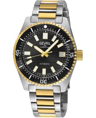 Men's Swiss Automatic Atlantic Avenue Water-Resistant Two-tone Stainless Steel Bracelet Watch, 40 mm