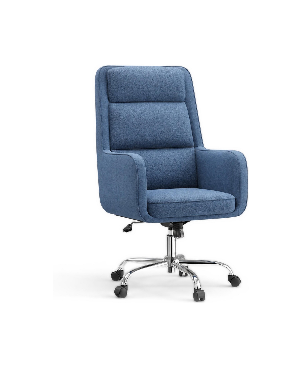 Colamy Cocoon High-Load Cloud Comfort Swivel Office Chair for Home - Blue.