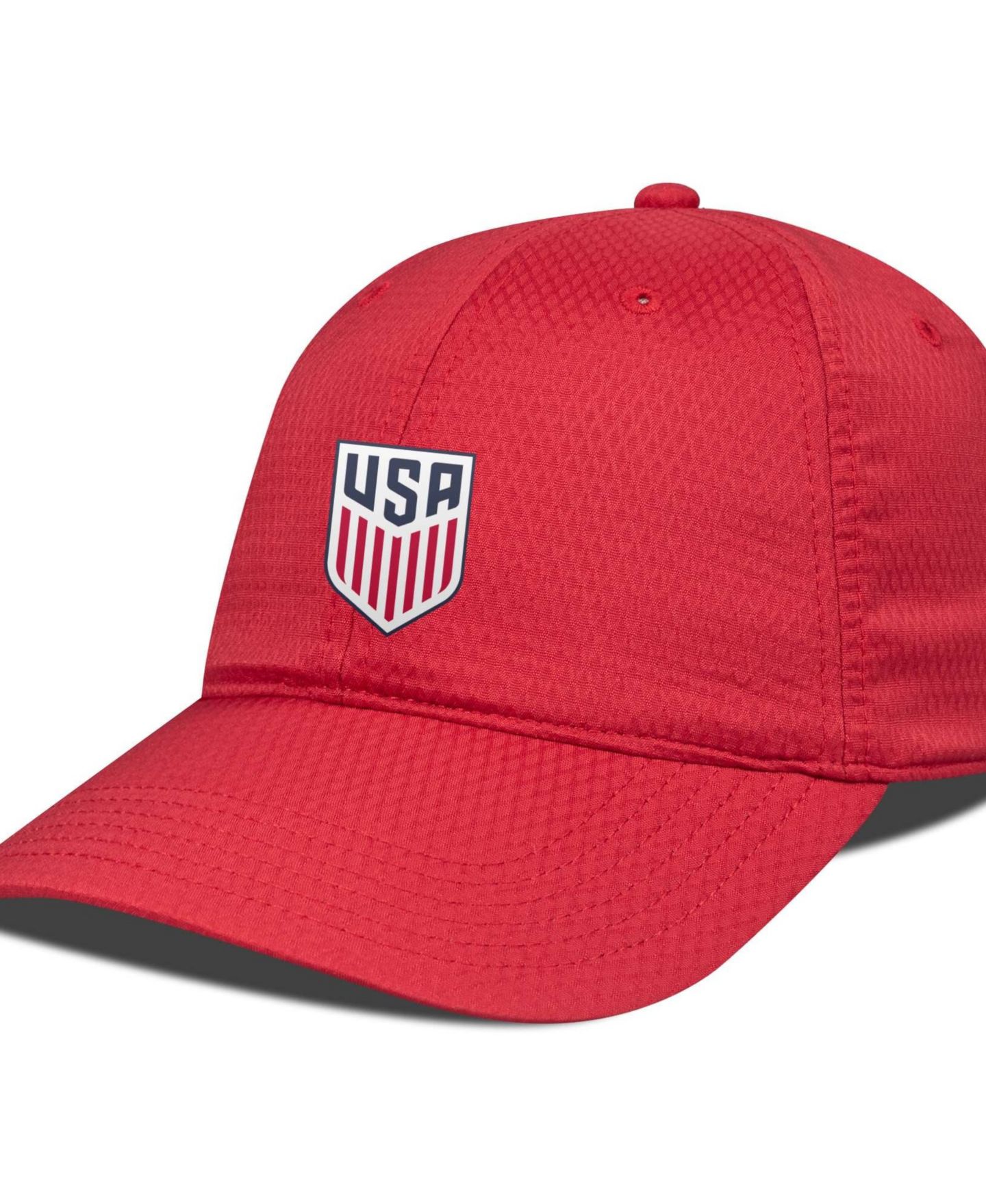 Мужская кепка LevelWear Red Usmnt Matrix Patch Adjustable Hat — фото 1