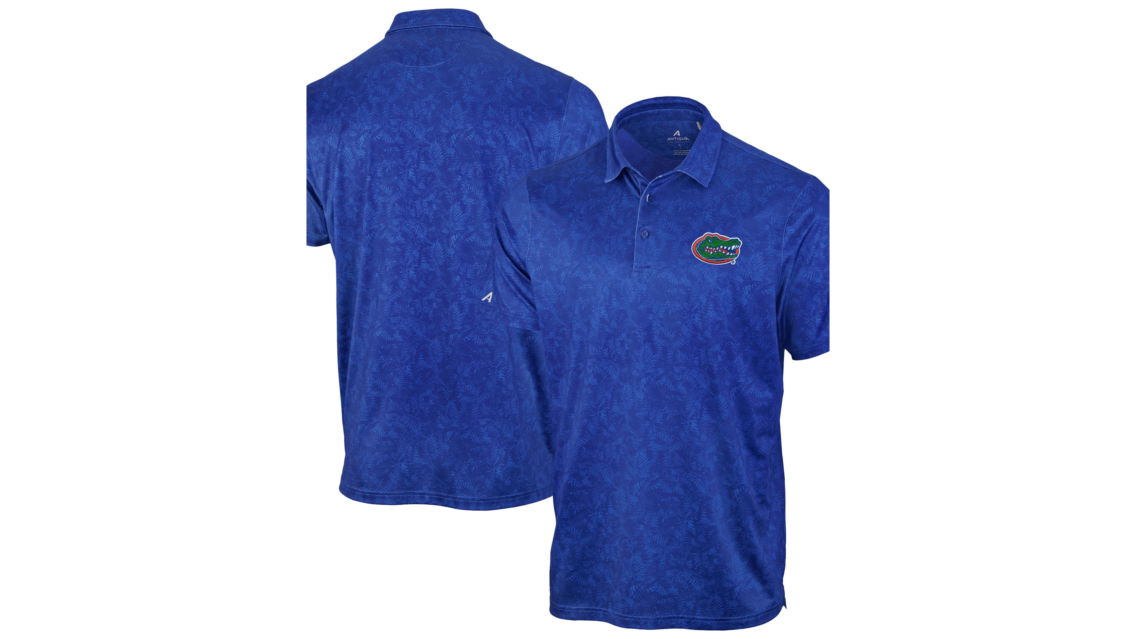 Antigua Men's Royal Florida Gators Lush Polo Shirt