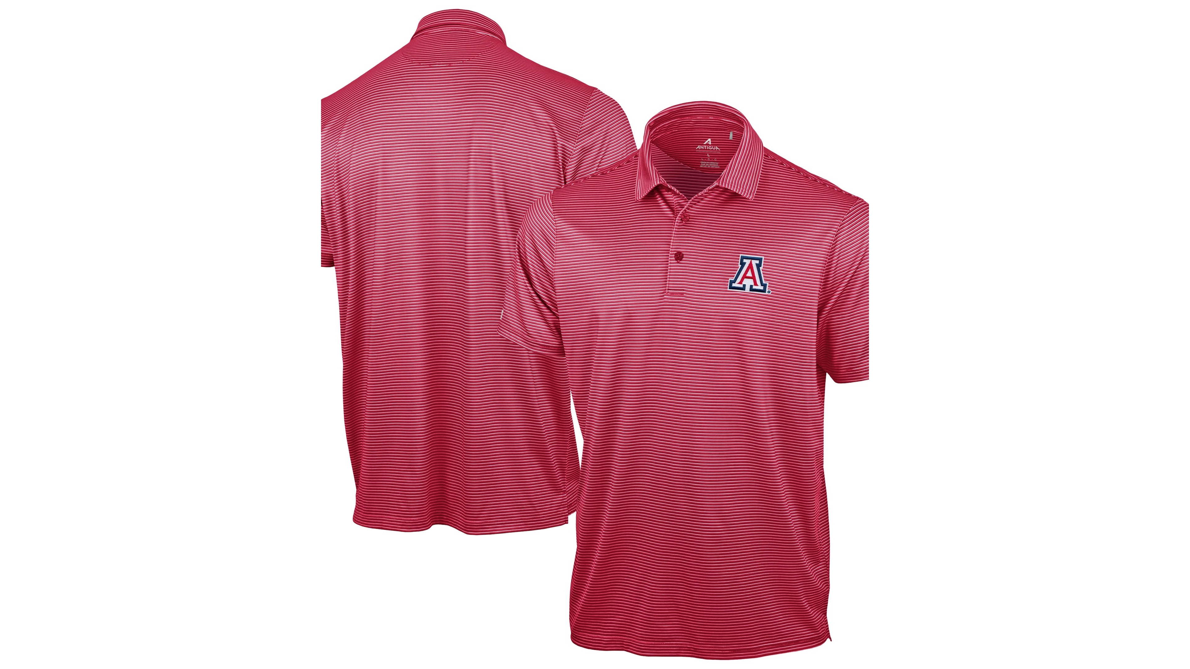 Antigua Men's Red Arizona Wildcats Lineage Polo Shirt