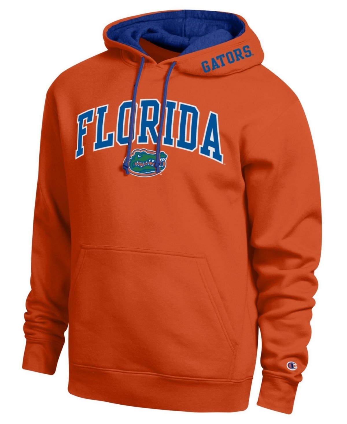 Champion Men's Orange Florida Gators Arch Tackle Twill Hoodie - Orange
