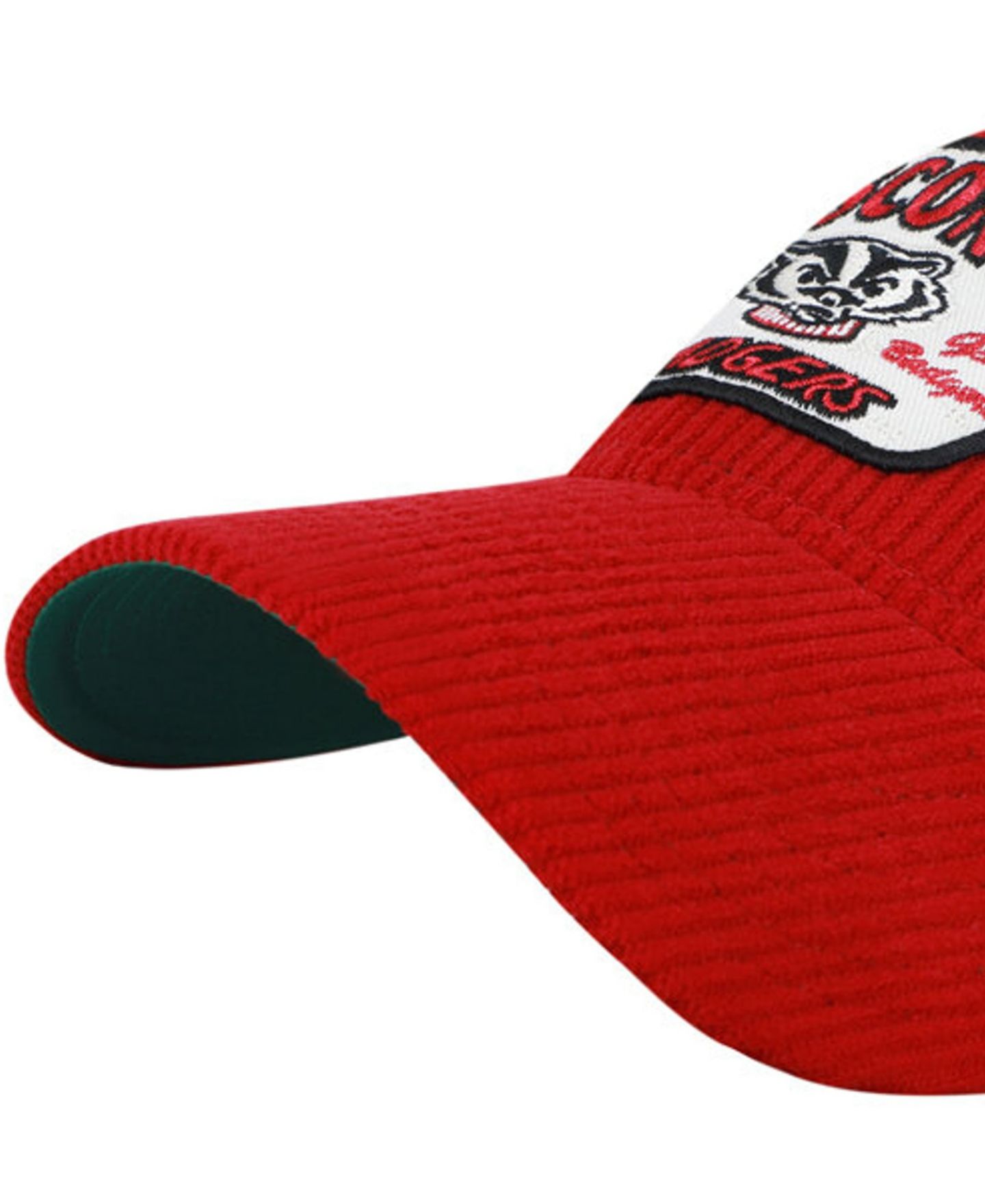 Кепка '47 Brand Red Wisconsin Badgers Accordia Corduroy MVP Adjustable Hat — фото 2