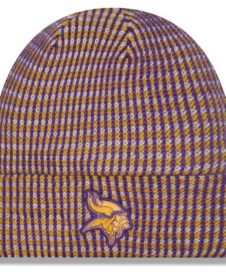 Men's Gold Minnesota Vikings 2026 Sideline Cold Weather Cuffed Knit Hat