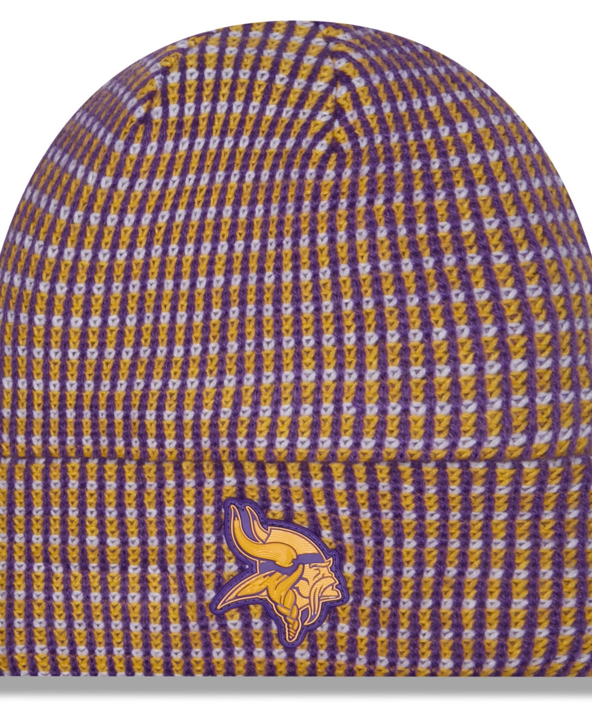 New Era Men's Gold Minnesota Vikings 2026 Sideline Cold Weather Cuffed Knit Hat