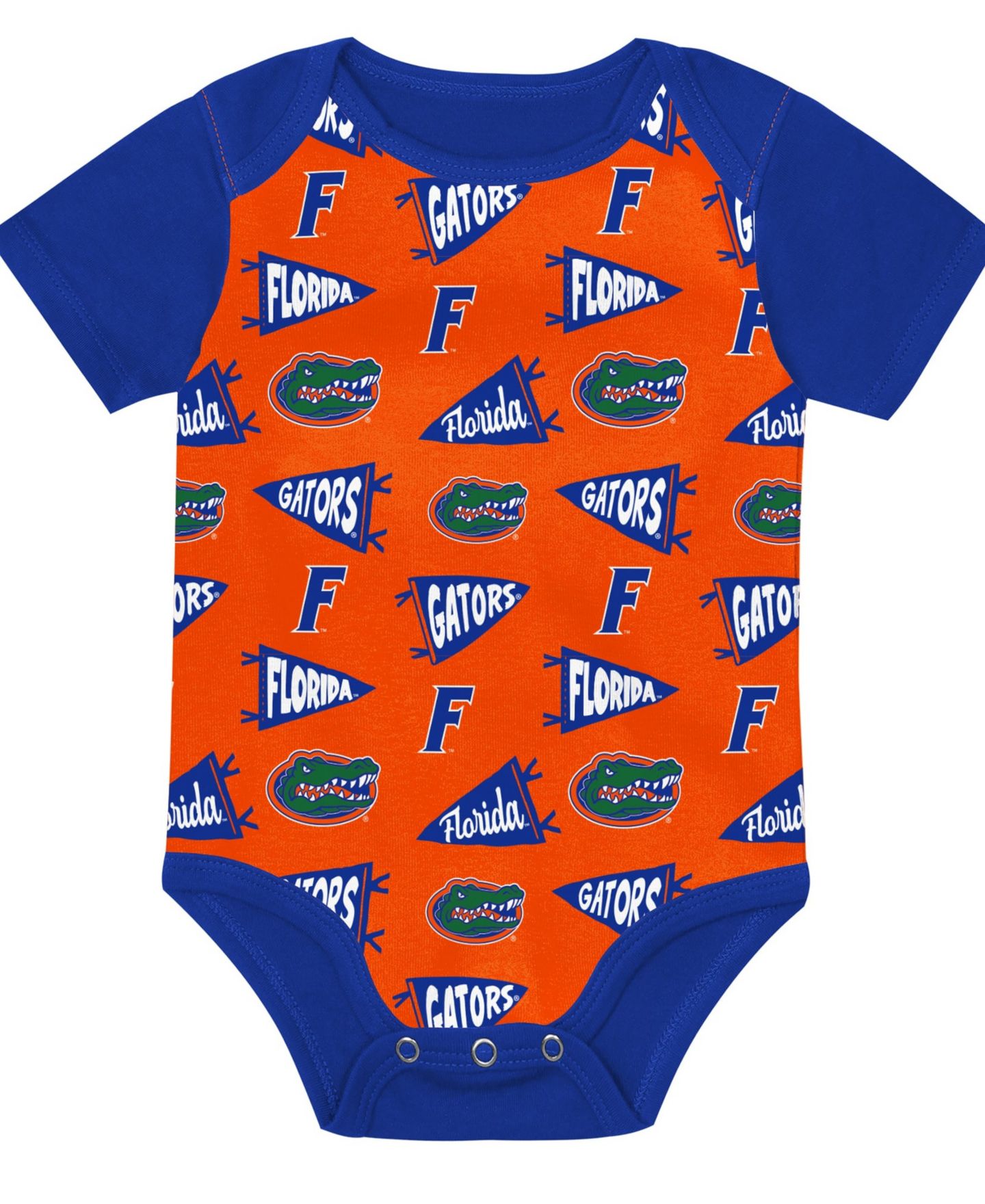 Outerstuff Baby Boys' and Girls' Royal Florida Gators Star Player Bodysuit Set, 3-Piece — фото 2