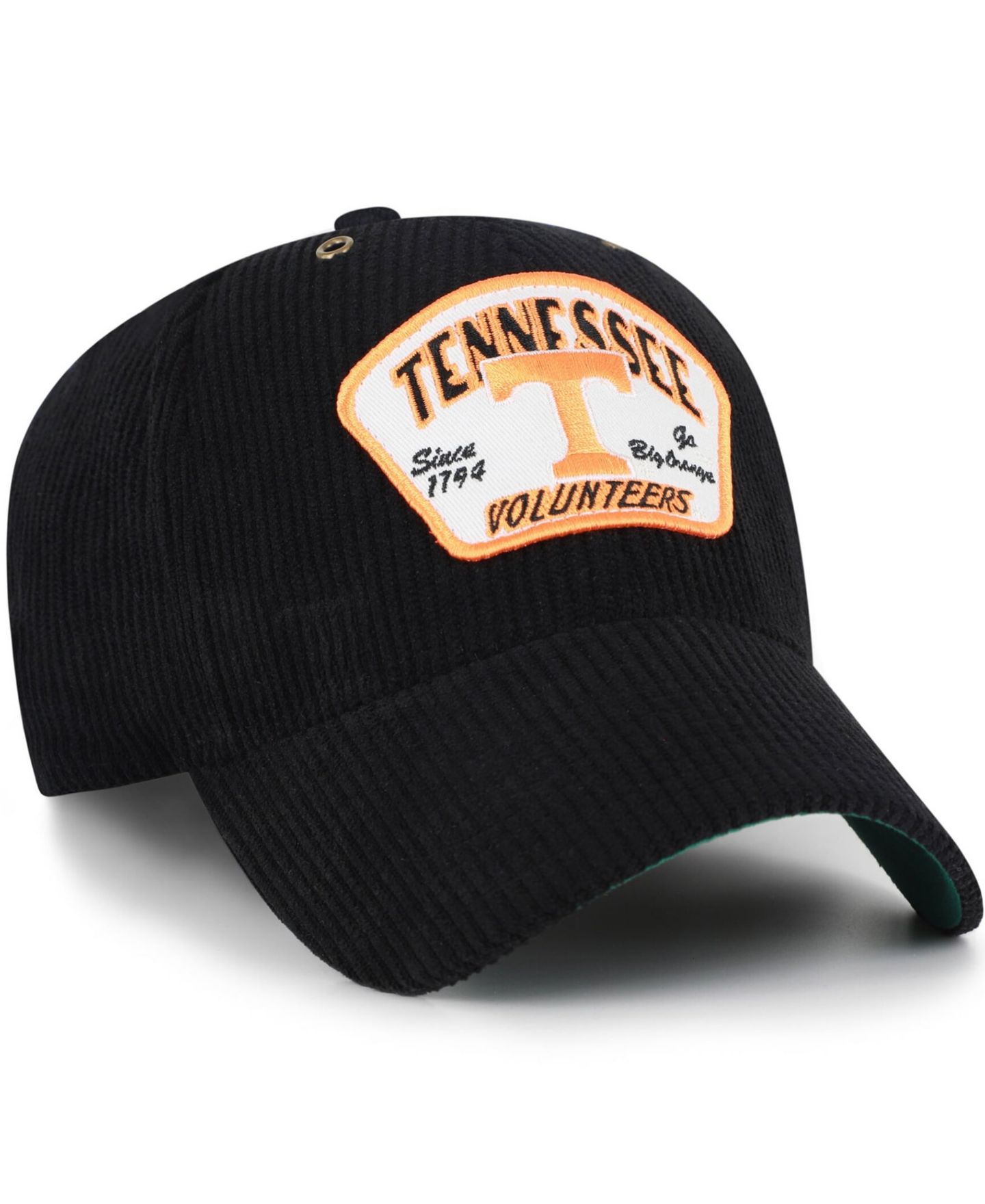 Кепка '47 Brand Black Tennessee Volunteers Accordia Corduroy MVP Adjustable Hat — фото 3