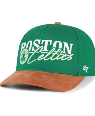 Men's  Kelly Green/Tan Boston Celtics Scribe Line Hitch Adjustable Hat