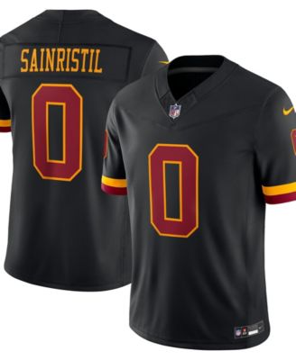Men's Mike Sainristil Black Washington Commanders Alternate Vapor F.U.S.E. Stitched Limited Jersey