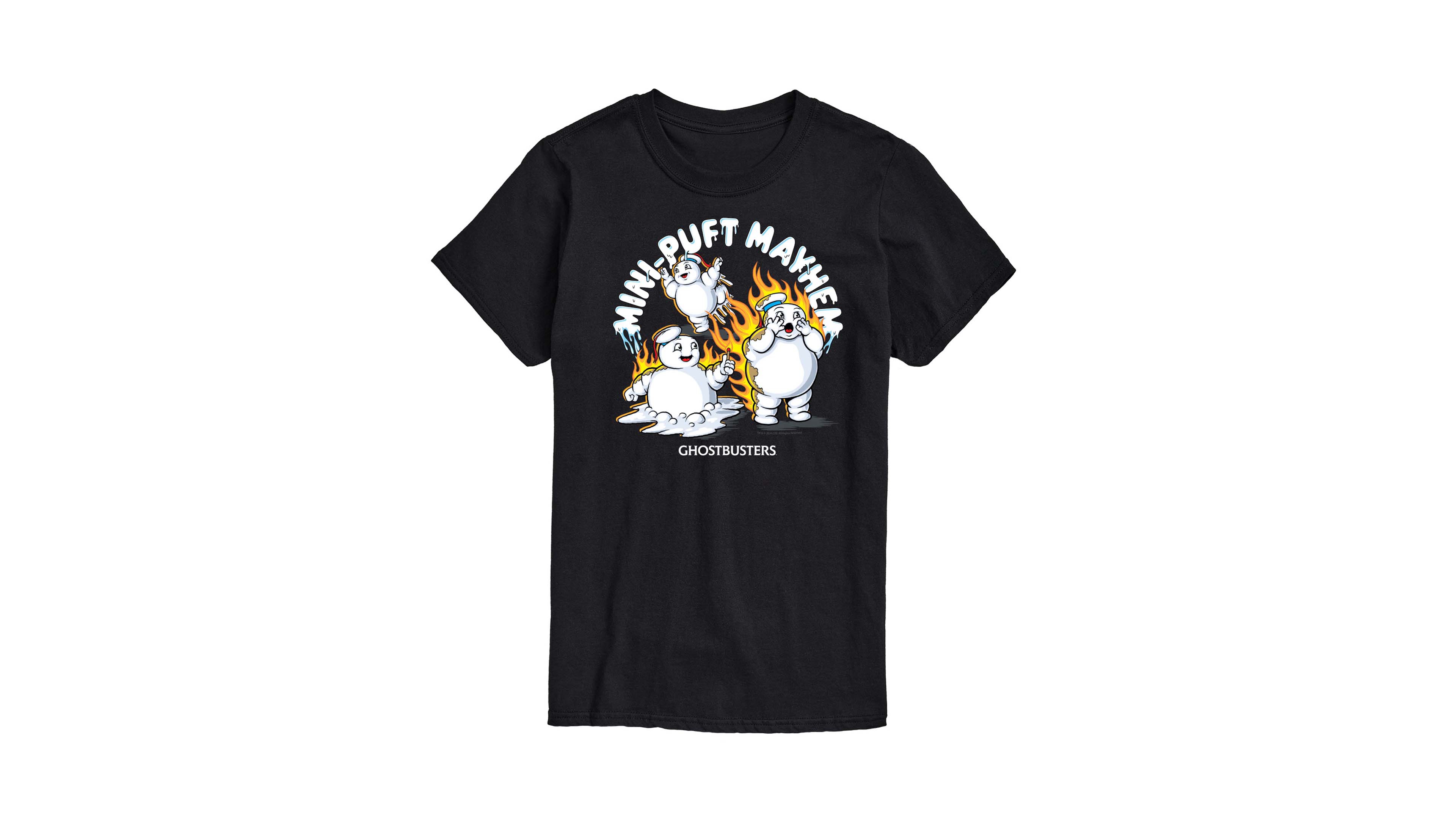 Airwaves Men's Ghostbusters: Frozen Empire Mini-Puft Mayhem Graphic T-Shirt