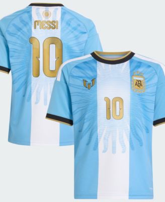 Big Boys' and Girls' Lionel Messi Light Blue Argentina National Team AFA x Messi Replica Jersey