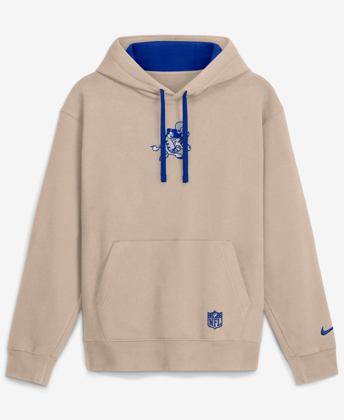 Nike Men's Sand Dallas Cowboys Rewind Club Hoodie