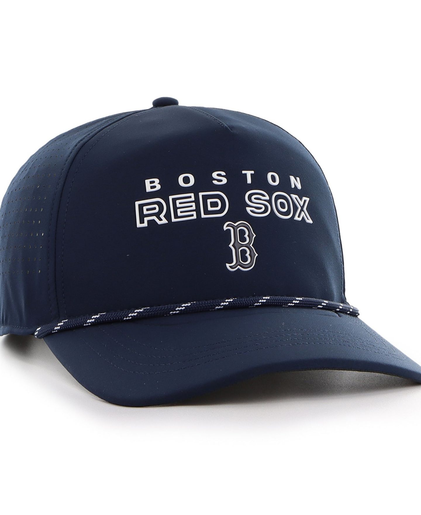 Мужская кепка '47 Brand Navy Boston Red Sox Vault Hitch Adjustable Hat — фото 3