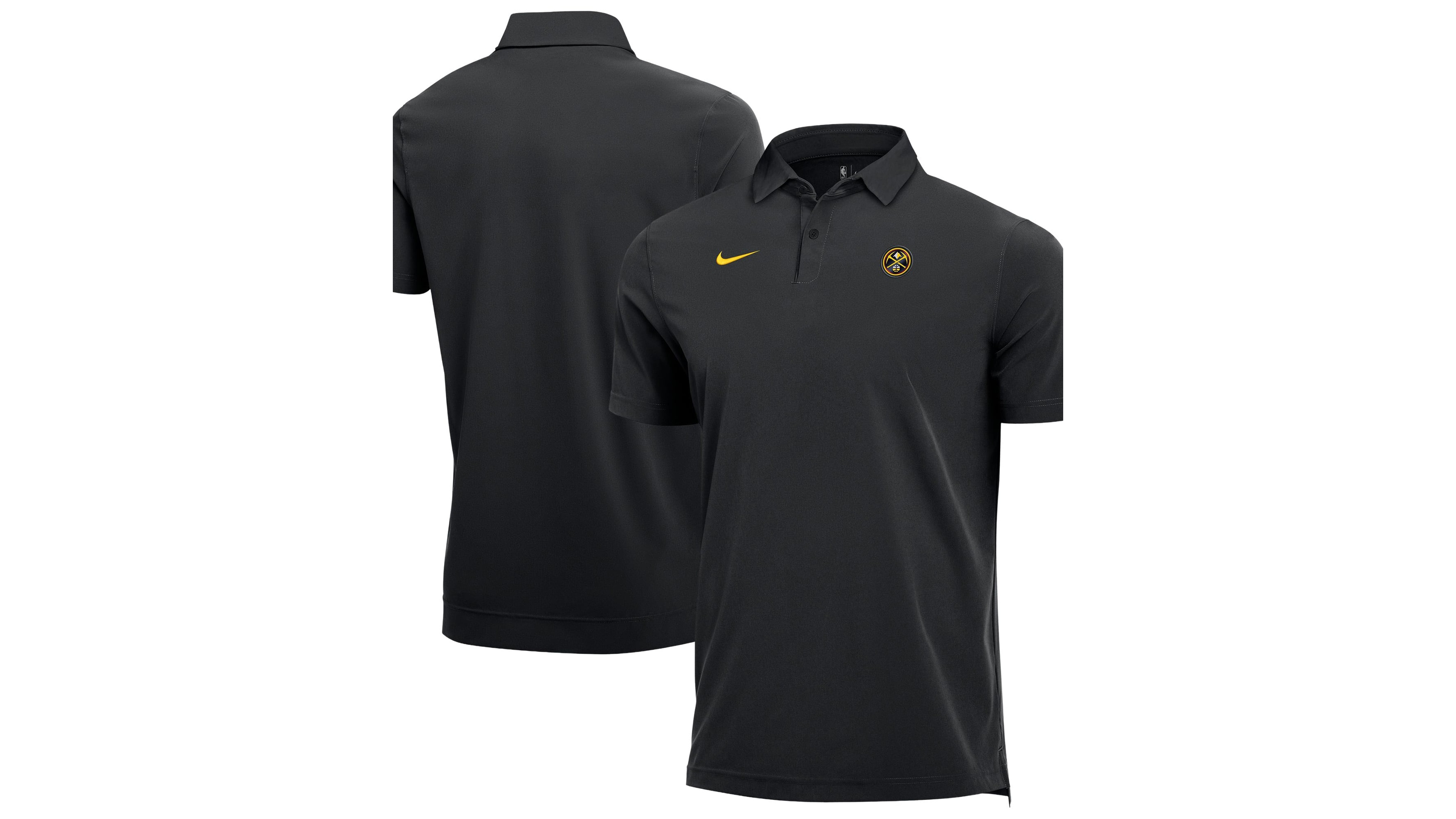 Nike Men's Black Denver Nuggets 2026/27 Dri-fit Coaches Polo Shirt