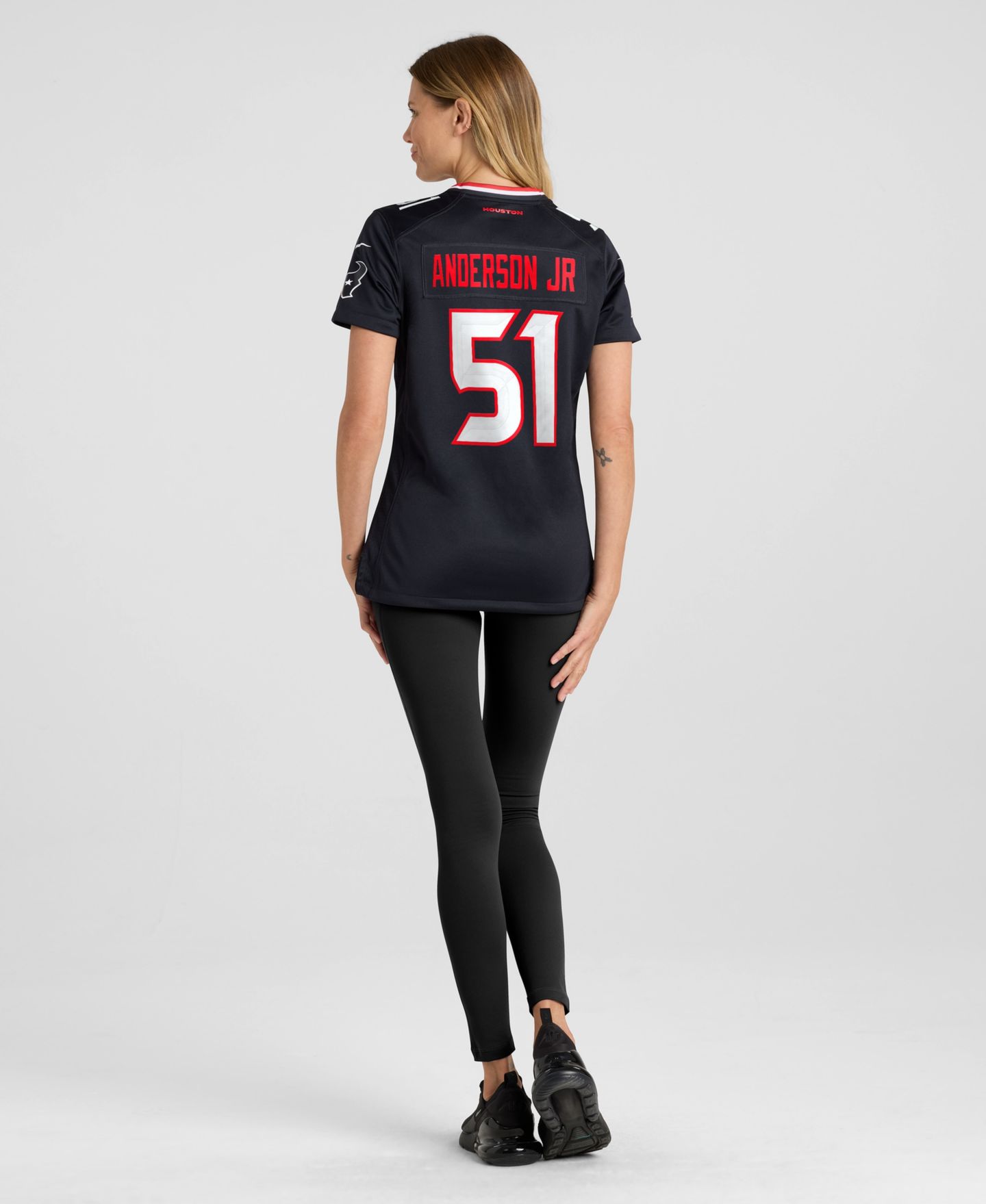 Женский топ Nike Will Anderson Jr. Navy Houston Texans Team 25th Season Game Jersey — фото 6