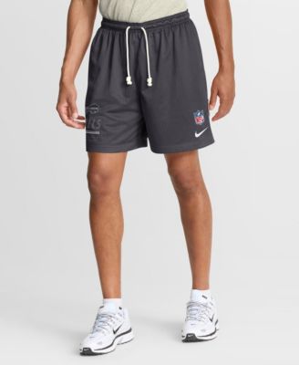 Men's Anthracite/Platinum Buffalo Bills Sideline Standard Issue Dri-FIT Reversible Shorts